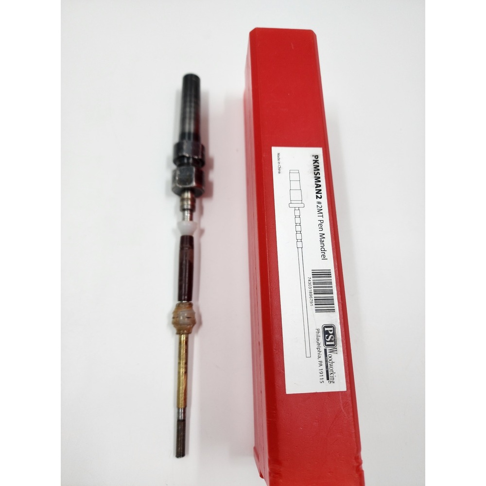 PSI Woodworking PKMSMAN2 #2MT Pen Mandrel Morse Taper 2 Woodturning Lathe Tool